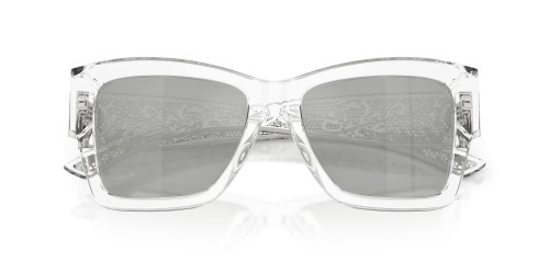 DOLCE & GABBANA DG4493 - ​31338V - ​55 Lunettes de soleil Transparent, Argent Angulaire