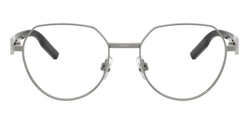 DOLCE & GABBANA DG1362 - ​04 - ​53 Cadres optiques Argent, Havane gris Coussin arrondi