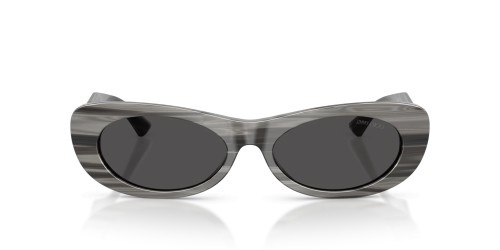 Jimmy Choo JC5038BU - ​506387 - ​54 Lunettes de soleil Gris, À motifs Ovale