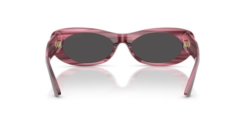 Jimmy Choo JC5038BU - ​506487 - ​54 Lunettes de soleil Rouge, Noir, À motifs Ovale
