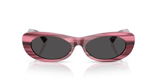 Jimmy Choo JC5038BU - ​506487 - ​54 Lunettes de soleil Rouge, Noir, À motifs Ovale