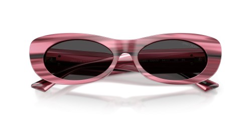 Jimmy Choo JC5038BU - ​506487 - ​54 Lunettes de soleil Rouge, Noir, À motifs Ovale