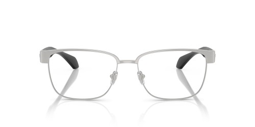 VERSACE VE1306 - ​1266 - ​57 Cadres optiques Argent, Noir Angulaire
