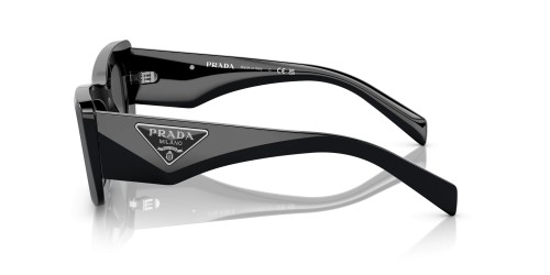PRADA PR 13ZS - ​1AB5S0 - ​50 Lunettes de soleil Noir Angulaire
