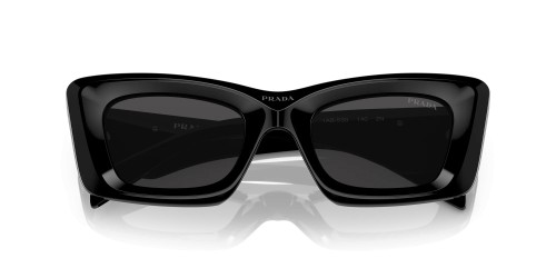 PRADA PR 13ZS - ​1AB5S0 - ​50 Lunettes de soleil Noir Angulaire