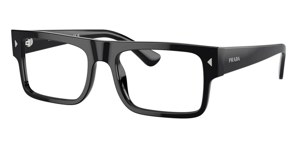 PRADA PR A01V - ​16K1O1 - ​57 Cadres optiques Noir Angulaire