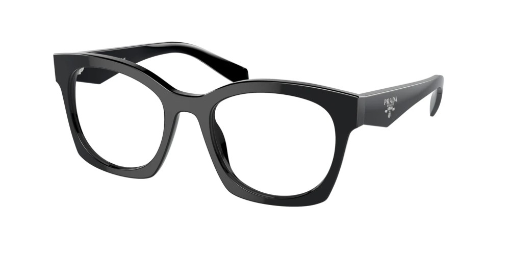 PRADA PR A05V - ​16K1O1 - ​52 Cadres optiques Noir Angulaire