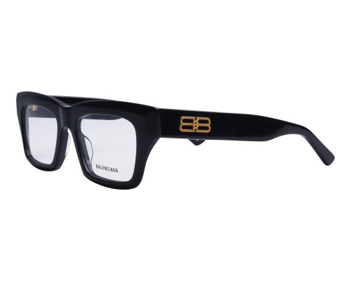 Balenciaga BB0240O - 001 - 52 Cadres optiques Noir Angulaire
