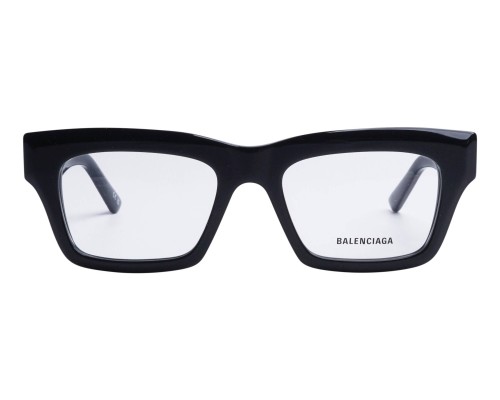 Balenciaga BB0240O - 001 - 52 Cadres optiques Noir Angulaire