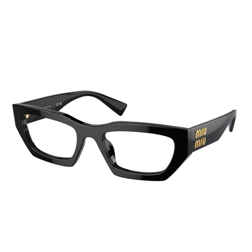 MIU MIU MU 03XV - ​1AB1O1 - ​53 Cadres optiques Noir Angulaire