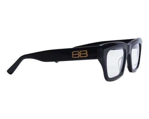 Balenciaga BB0240O - 001 - 52 Cadres optiques Noir Angulaire