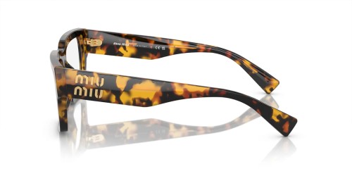 MIU MIU MU 02XV - ​VAU1O1 - ​54 Cadres optiques Havane Angulaire