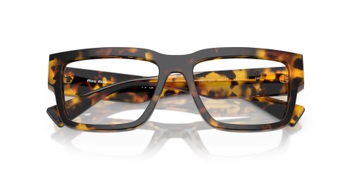 MIU MIU MU 02XV - ​VAU1O1 - ​54 Cadres optiques Havane Angulaire