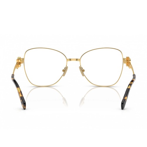 MIU MIU MU 50XV - ​KUI1O1 - ​56 Cadres optiques Noir, Or, Havane Papillon