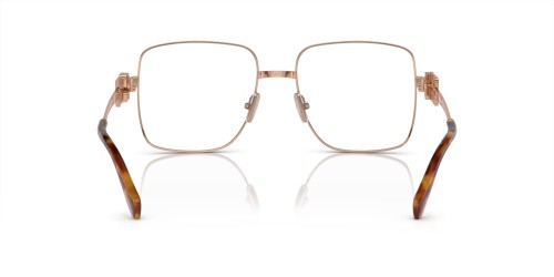 MIU MIU MU 51XV - ​ZVF1O1 - ​54 Cadres optiques Or rose, Havane Angulaire