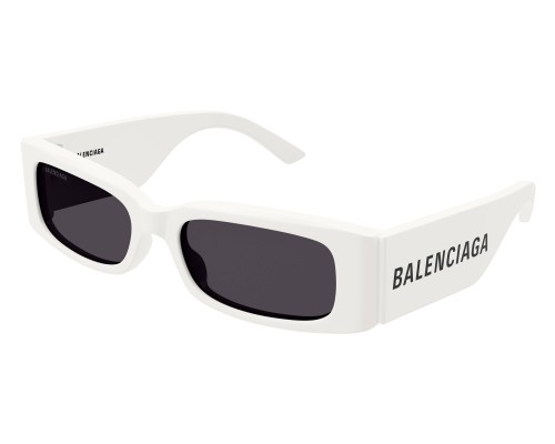 Balenciaga BB0260S - 003 - 56 Lunettes de soleil Blanc Angulaire