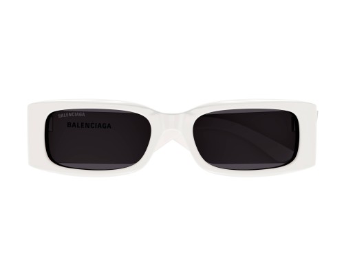 Balenciaga BB0260S - 003 - 56 Lunettes de soleil Blanc Angulaire