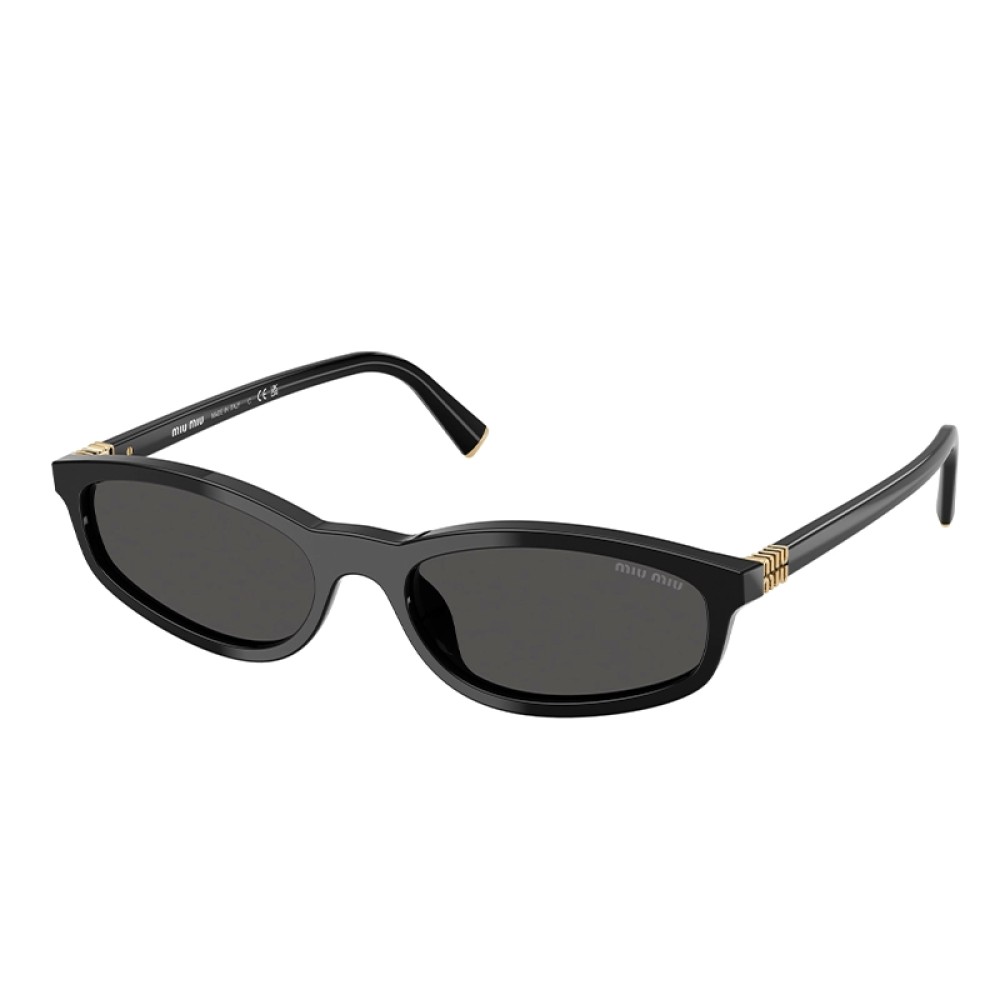 MIU MIU MU A06S - 16K08Z - 54 Lunettes de soleil Noir Ovale