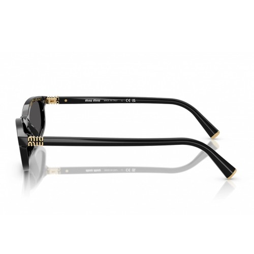 MIU MIU MU A06S - 16K08Z - 54 Lunettes de soleil Noir Ovale
