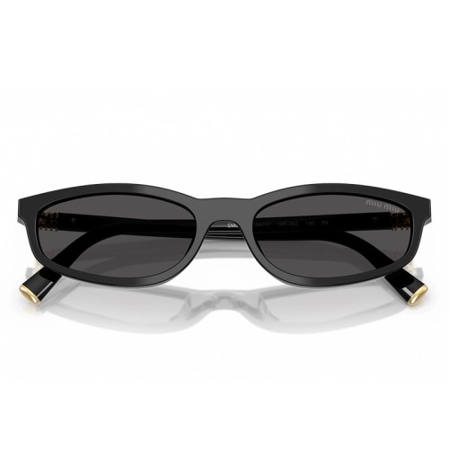 MIU MIU MU A06S - 16K08Z - 54 Lunettes de soleil Noir Ovale