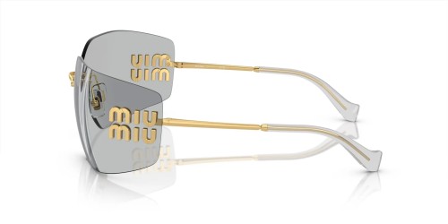 MIU MIU MU 54YS - 5AK30B - 80 Lunettes de soleil Or Bouclier
