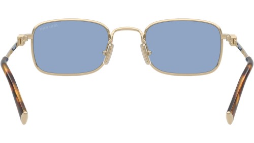 MIU MIU MU A53S - ZVN60O - 52 Lunettes de soleil Or, Havane Angulaire