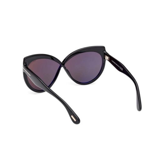 Tom Ford FT1196 BEATRICE ECO - 01A - 65 Lunettes de soleil Noir Papillon