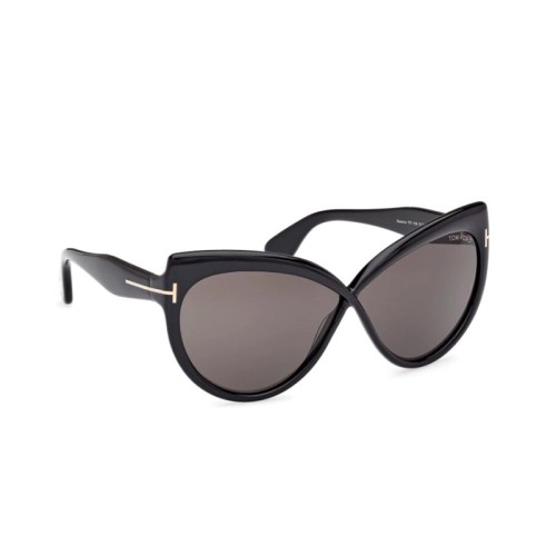 Tom Ford FT1196 BEATRICE ECO - 01A - 65 Lunettes de soleil Noir Papillon