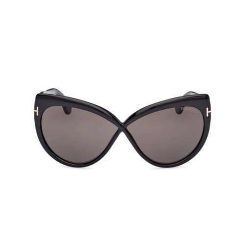 Tom Ford FT1196 BEATRICE ECO - 01A - 65 Lunettes de soleil Noir Papillon