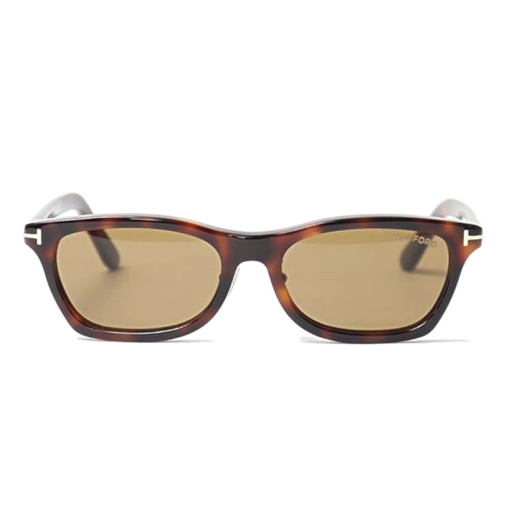 Tom Ford FT1276-D - 53E - 53 Lunettes de soleil Havane Angulaire