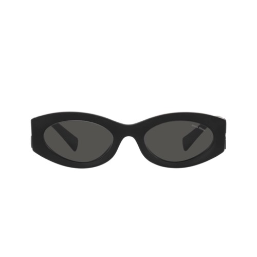 MIU MIU MU 11WS - 1BO5S0 - 54 Lunettes de soleil Noir Ovale