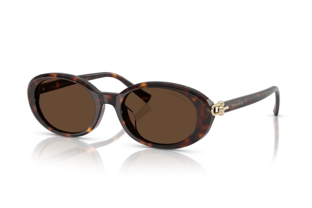 TIFFANY & CO. TF4242D - 80153G - 54 Lunettes de soleil Havane foncé Ovale