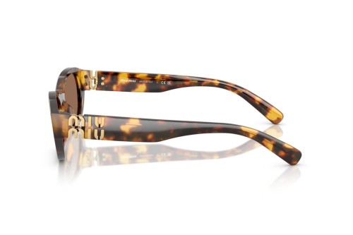 MIU MIU MU A03S - 14L60M - 53 Lunettes de soleil Havane Œil de chat