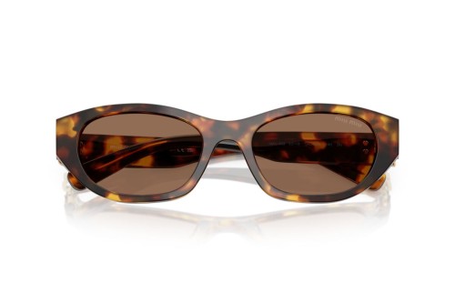 MIU MIU MU A03S - 14L60M - 53 Lunettes de soleil Havane Œil de chat
