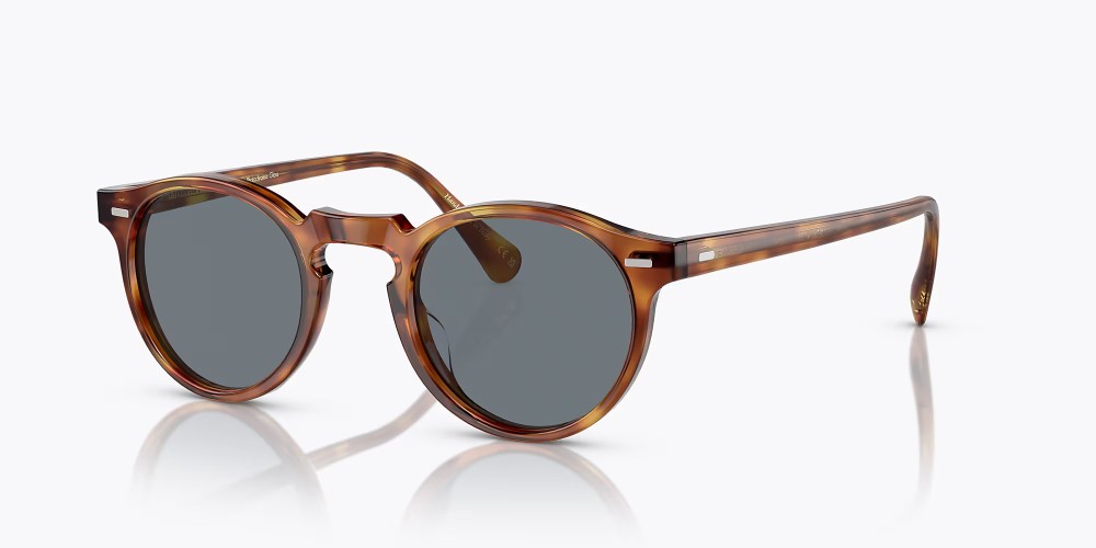 OLIVER PEOPLES OV5217S GREGORY PECK - 1483R8 - 50 - AVEC DES VERRES PHOTOCHROMIQUES Lunettes de soleil Havane Rond