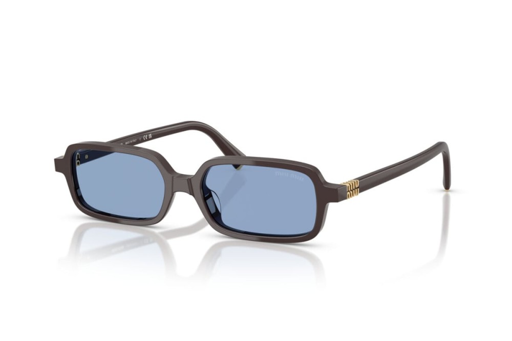 MIU MIU MU 11ZS - 22C60O - 51 Lunettes de soleil Noir Angulaire