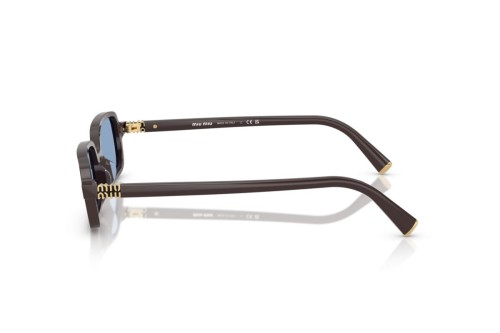 MIU MIU MU 11ZS - 22C60O - 51 Lunettes de soleil Noir Angulaire