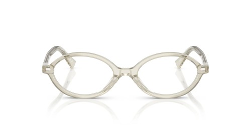 MIU MIU MU 01XV - 12U1O1 - 50 Cadres optiques Transparent, Cristal Ovale
