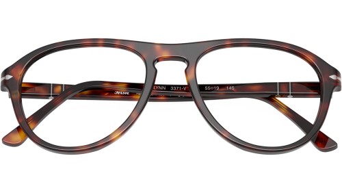 Persol 0PO3371V - 24 - 55 Cadres optiques Havane Pilote (Aviateur)