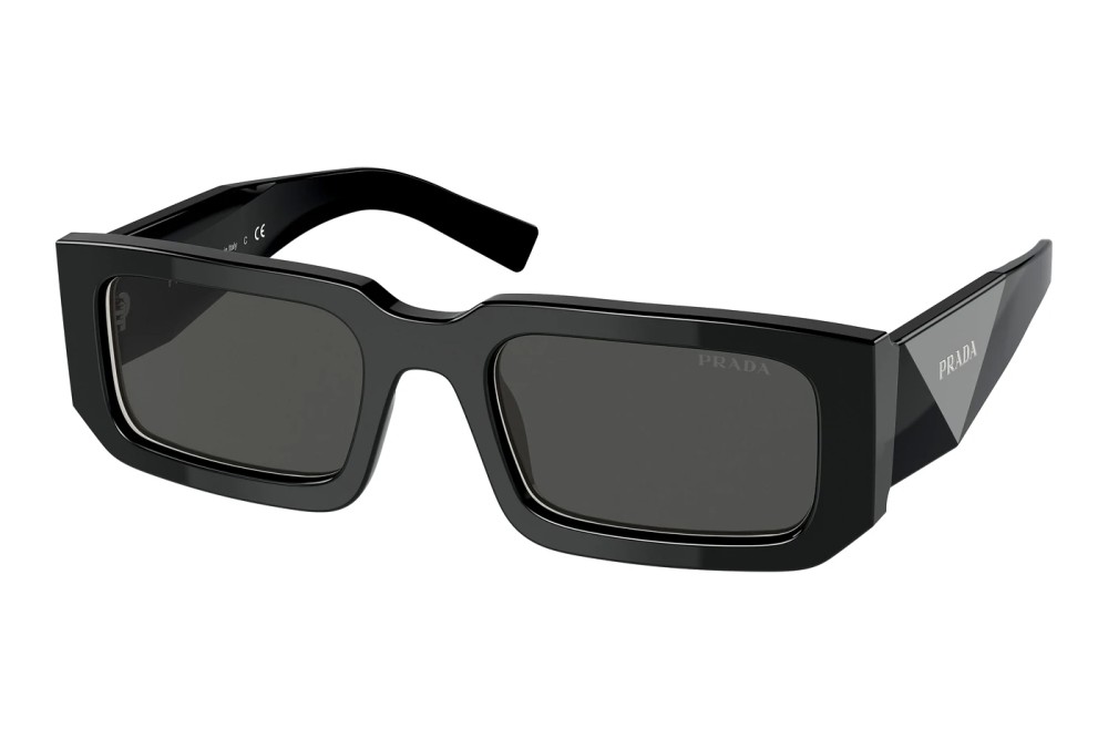 PRADA PR 06YS - 09Q5S0 - 53 Lunettes de soleil Noir Angulaire