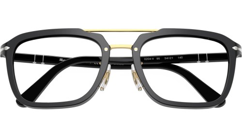 Persol PO0204V - 95 - 54 Cadres optiques Noir Pilote (Aviateur)