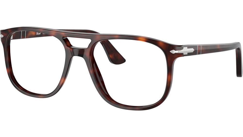 Persol PO3329V - 24 - 54 Cadres optiques Havane Pilote (Aviateur)