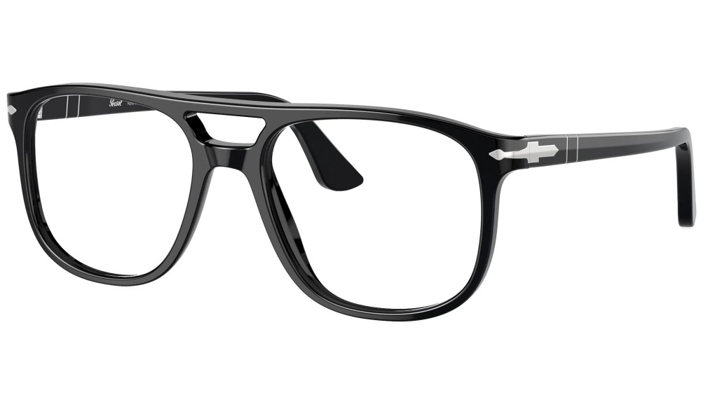 Persol PO3329V - 95 - 54 Cadres optiques Noir Pilote (Aviateur)