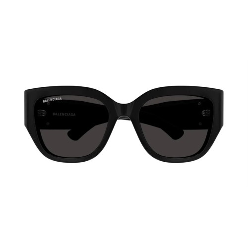 Balenciaga BB0323SK - 001 - 55 Lunettes de soleil Noir Angulaire