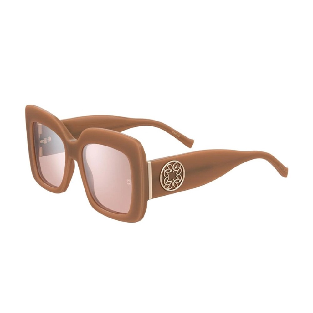 Elie Saab ES094/S - FWM 2S - 55 Lunettes de soleil Marron Angulaire