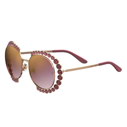 Elie Saab ES025/G/S - NOA VT - 57 Lunettes de soleil Or, Rose Rond