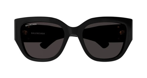 Balenciaga BB0323SK - 002 - 55 Lunettes de soleil Noir Angulaire