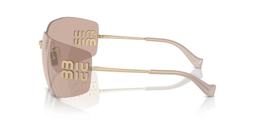 MIU MIU MU 54YS - ZVN20F - 80 Lunettes de soleil Or Bouclier