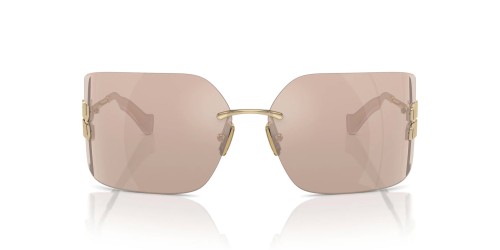 MIU MIU MU 54YS - ZVN20F - 80 Lunettes de soleil Or Bouclier