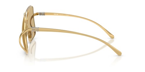 MIU MIU MU A55S - ​5AK10R - ​57 Lunettes de soleil Or Angulaire